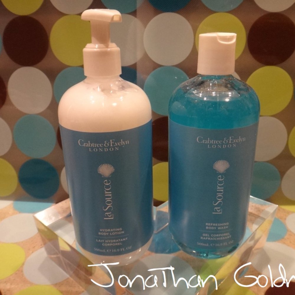 Crabtree & Evelyn London La Source Body Wash & Body Lotion 500mL 16.9oz NEW